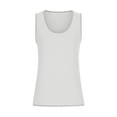 thumbnail image 5 of BUIGTTKLOP Tassel Tank Tops for Women Cotton Linen Distressed Casual Fringe Camisoles Vest Sleeveless Ruffled Crewneck Blouse, 5 of 6