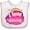 White and Pink, variant on Inktastic I Love Dancing Dance Teacher Girls Baby Bib