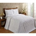 thumbnail image 1 of Better Trends BSRIDOWH Couvre-Lit Rio Double et Double - Blanc - 96 Po, 1 of 3