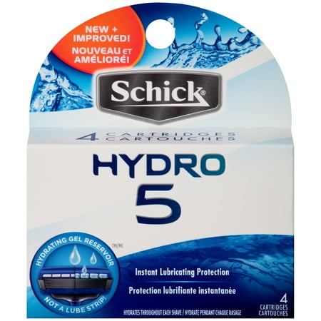 schick hydro 5 mens refill razor blades 4 count
