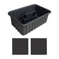 thumbnail image 4 of Organizador de piezas Caja de herramientas Organizador de cajones de escritorio Contenedor de almacenamiento de piezas pequeñas reutilizables Negro, 4 of 8