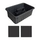 thumbnail image 4 of Caja de herramientas para garaje, organizador de piezas de caja de herramientas de almacenamiento extraíble Negro, 4 of 9