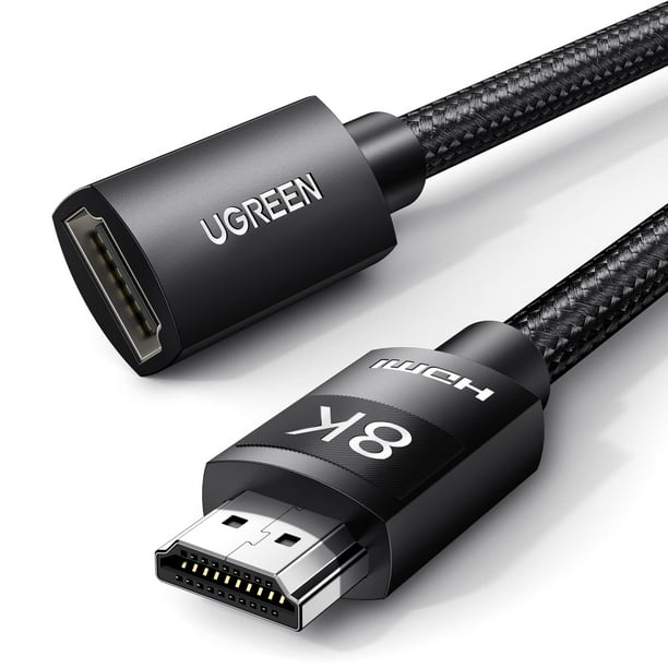 Cable extensor HDMI UGREEN 8K 10K HDMI 2.1 macho a hembra de 0,5 m