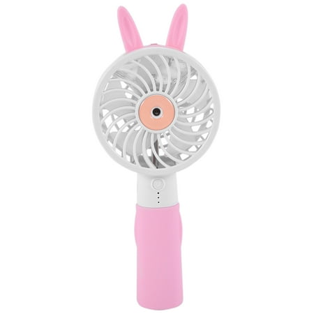 

Portable Mist Fan Electric USB Rechargeable Handheld Mini Fan Pink