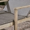 thumbnail image 3 of Camdyn Outdoor Rustic Acacia Wood Chaise Lounge with Wicker Seating (Set of 4), Light Gray and Mixed Black, 3 of 7