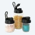 thumbnail image 6 of reCAP® Mason Jars Pour Carry-Loop Lid, Regular Mouth, Natural, 4 Pack, 6 of 9