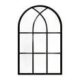thumbnail image 1 of Abbracc Arched Window Pane Mirror Acrylic Background for Bedroom Room Black, 1 of 8