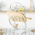 thumbnail image 2 of 3-layer Pot Lid Rack with Drain Tray Hollow Pot Lid Organizer Multipurpose Countertop Pot Lid Holder for Home Kitchen Restaurant, 2 of 9