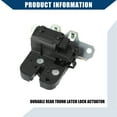 thumbnail image 5 of Unique Bargains No.20969620 Rear Tailgate Latch Lock Actuator for Vauxhall Insignia a Hatchback 2009-2017, 5 of 6
