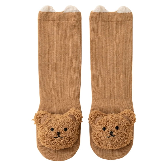 Posijego Baby Boys Girls Knee High Socks Toddler Non-slip Cotton Soft Sockings for Kids Infant Size 0-3 Years