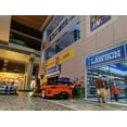 thumbnail image 4 of 1/64 Diorama Diecast Car Garage Model, LED Lighting Japanese Multi-Story Parking Lot Model Display Case, Building Model Garage, for Diecast Car Models Display, Cars Storage, Display Box, 4 of 17