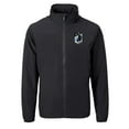 thumbnail image 2 of Men's Cutter & Buck  Black Minnesota United FC Big & Tall Charter Eco Knit Recycled Full-Zip Hoodie Jacket, 2 of 3