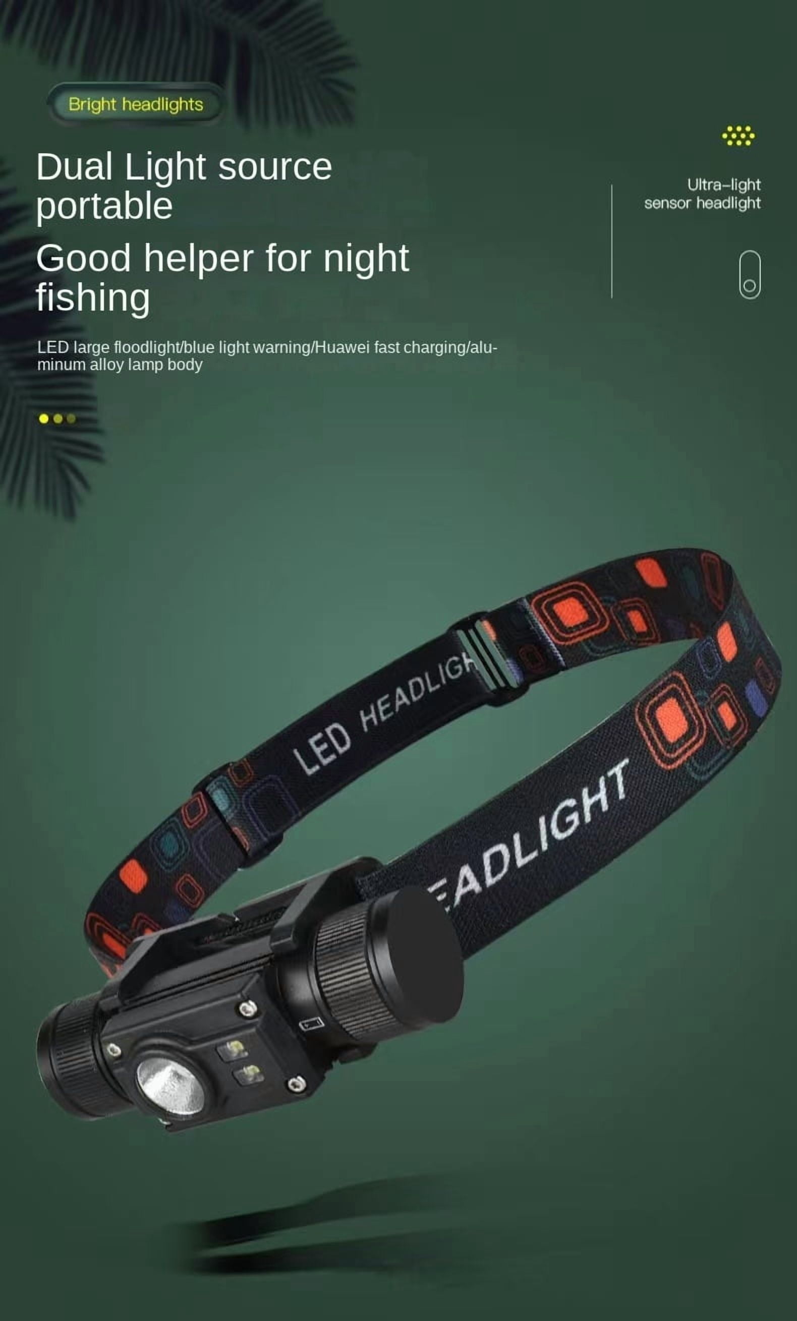 PINSAI 1800 Lumen Rechargeable Mini Flashlight with Magnet - Super Bright EDC Pocket Flashlight for Rescue, Camping