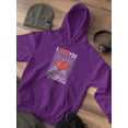 thumbnail image 3 of Abstract Poster I Love You Hoodie Men -Image by Shutterstock, Male Small, 3 of 4