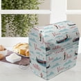 thumbnail image 3 of Italy Stand Mixer Cover, Repeated Style Gondolas with Male Gondoliers from Venice and Clouds, Kitchen Appliance Organizer Bag Cover with Pockets, 5 Quarts, Off White and Multicolor, by Ambesonne, 3 of 4