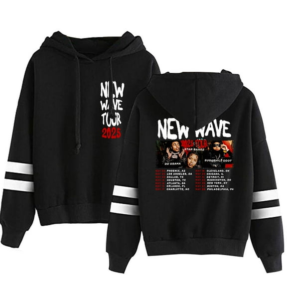 DD Osama New Wave Tour 2025 Men/Women Hoodie Streetwear Sweatshirt Long Sleeve Hooded
