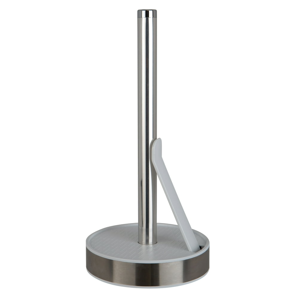 Kitchen Details Paper Towel Holder with Deluxe Tension Arm in White