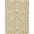 thumbnail image 2 of Addison Rugs Chantille Indoor/Outdoor Transitional Floral Gold Washable Rectangle Rug, 8' x 10', 2 of 6
