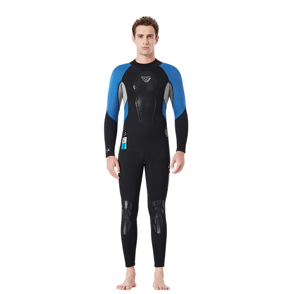 New 3mm Mens  Womens Full Length Zip Wetsuit Surf Swim Couple Wet Diving Suit 
