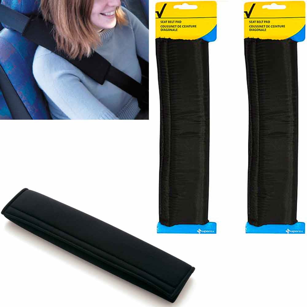 2 Premium Car Safety Seat Belt Shoulder Pads Cover Cushion Harness