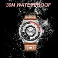 thumbnail image 5 of SMAEL Watch Waterproof Quartz Wristwatches Leather Band Chronograph Clock 9117 Fashion Sports Mens Watches relojes hombre, 5 of 6