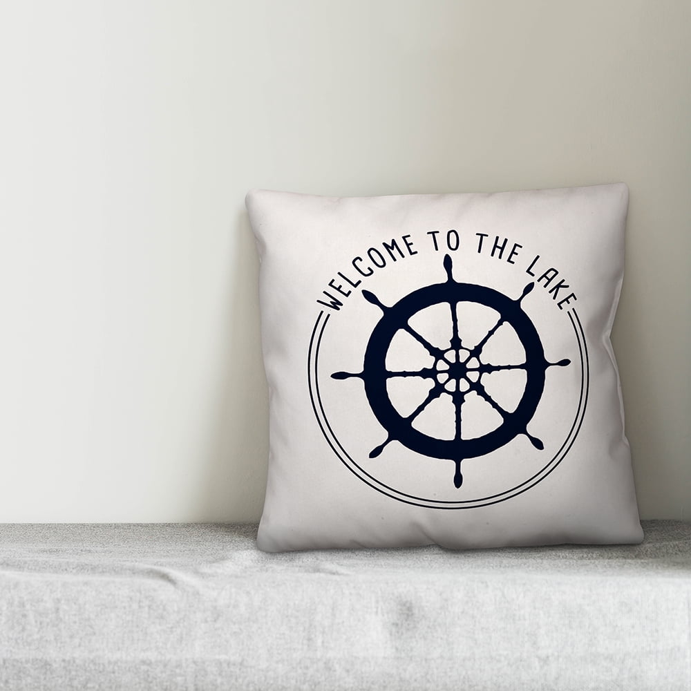Creative Products Welcome to the Lake 18x18 Indoor / Outdoor Pillow