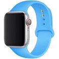 thumbnail image 1 of Correa de silicona para Apple Watch, banda de 44mm, 40mm, 45mm, 41mm, Ultra 49mm, 42mm, 38 44 45mm, pulsera para Apple watch series 7 8 se 3 4 5 6, 1 of 4
