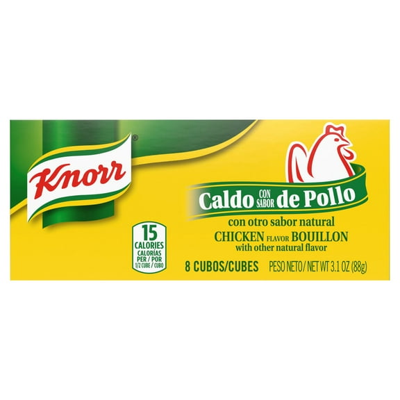 Knorr Cubes Bouillon Chicken Box 8 Count 3.1 oz Package May Vary