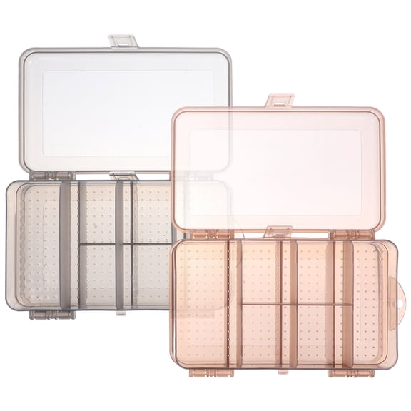 NIAIZEK Assorted Color 2-Layer PP Jewelry Box for Organizing and Displaying