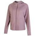 thumbnail image 4 of Ropa de Yoga con cremallera superior para mujer, abrigo con capucha de manga larga, abrigo deportivo holgado de talla grande para correr, entrenamiento y adelgazamiento, 4 of 4