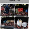 thumbnail image 3 of KEIAHUAN Ladybug Daisy Bow Car Trunk Mat 29" x 39" Universal Cargo Mat Rear Trunk Liner Scratchproof All Weather Vehicle Accessories Easy to Clean Fits for Most Cars SUV, 3 of 6