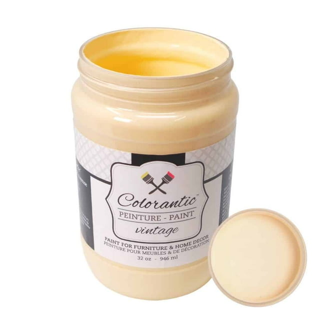 Colorantic / Peinture à la Craie à Base pour Meubles Bricolage - ORANGE - 32 oz