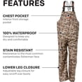 thumbnail image 4 of Grundens Men’s Neptune Bib Pants, Refraction Camo Stone, 4 of 6