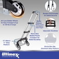 thumbnail image 3 of Ultimaxx Folding Heavy Duty Cart with Bungee Cord, 3 of 7