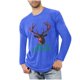thumbnail image 1 of Blusas y camisas de manga larga con cuello redondo para hombre, deportivas, fitness, hogar, pijamas navideños estampados, camiseta de manga larga con cuello redondo, blusa de poliéster para hombre, 1 of 3