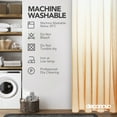 thumbnail image 3 of Deconovo Ombre Linen Sheer Curtains Voile Drapes Rod Pocket 2 Panels for Living Room Bedroom 52 x 84 inch Orange, 3 of 5