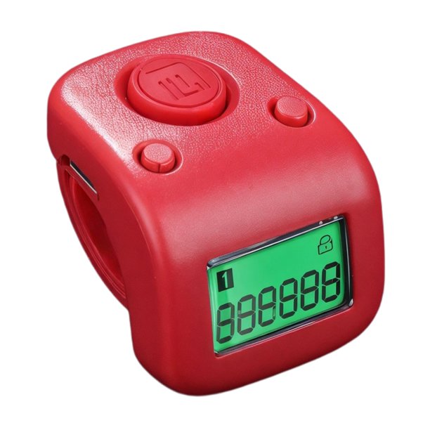 Contador Clicker Electrónico con 6 Canales, Pantalla LCD, Material para PC, Contador de Cuentas Portátil para Múltiples Usos, Registros de Hasta 999999, Ideal para Deportes, Eventos y Gestión de Inven