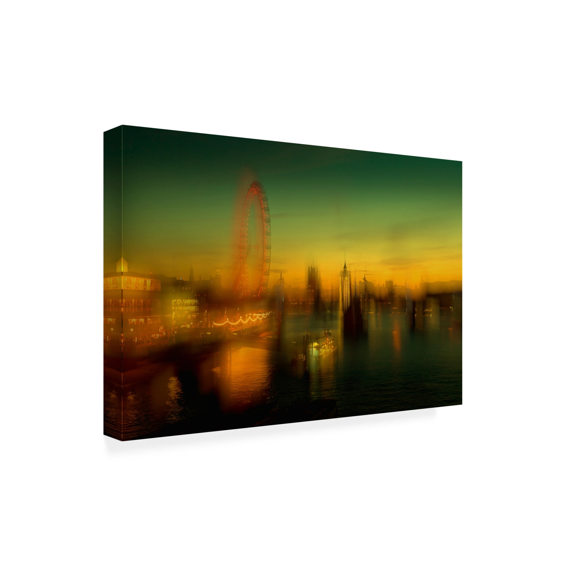 Trademark Fine Art Peter Davidson London At Dusk Canvas Wall Art