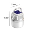 thumbnail image 3 of LED Camping Lantern Rechargeable, 4 Light Modes, 3000mAh Power Bank, IPX6 Waterproof Outdoor Lantern Flashlight, Solar & USB Charging, Emergency Light for Camping, Power Outages, Home & More, 3 of 9