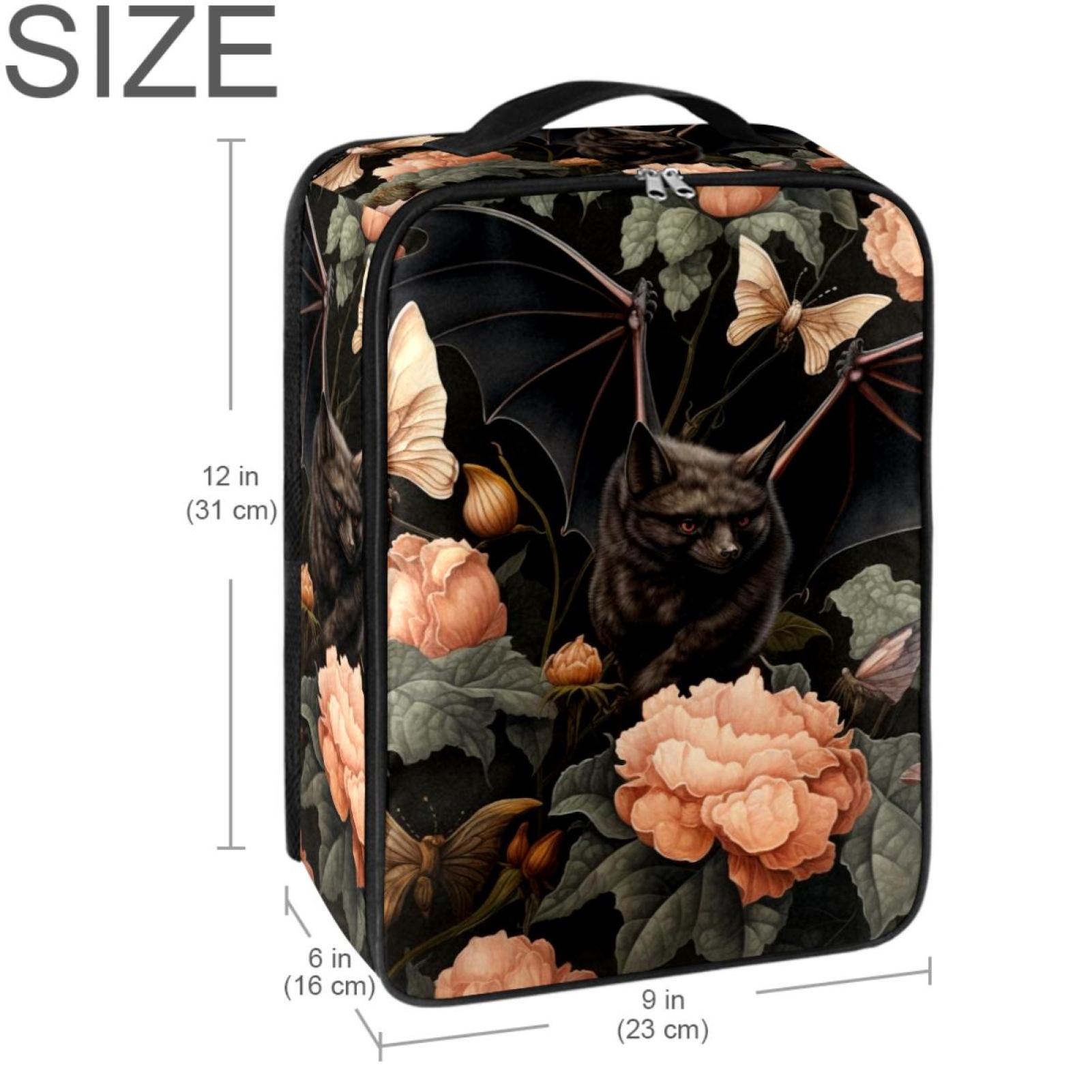 Bats Premium Polyester Shoe Storage - 23x31cm/9x12in Shoe Boxes for Efficient Organization