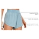 thumbnail image 4 of Shorts CRZ YOGA de tiro medio con abertura de 10 cm secado rápido azul, 4 of 4