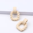 thumbnail image 3 of Elegant and Modern Rectangle Acrylic Geometric Earrings for Women Statement Jewelry Square Design, 3 of 3