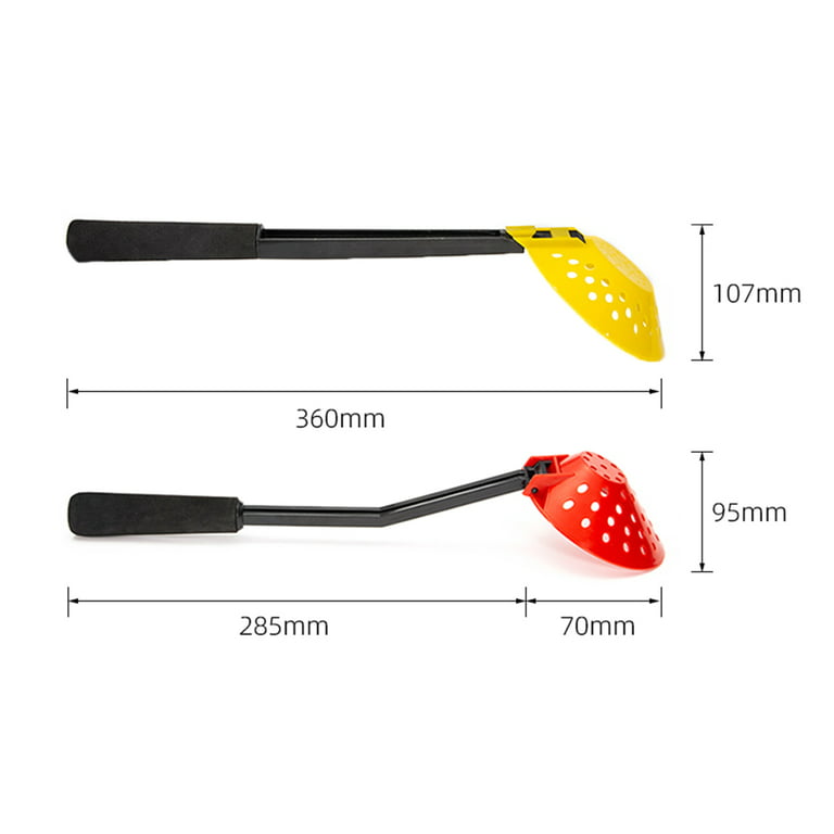 Ice Scooper, Winter Ice Fishing Tool, Ice Scoop Skimmer with Eva Handle, Ice Fishing Scoop, Outdoor Ice Fishing Tackle Tool Accessories, Red