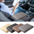thumbnail image 4 of WNFJR Car Armrest Pad, Memory Foam Support, Universal Fit Interior Accessory, Leather Elbow Rest Cover, 4 of 4