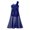 Royal Blue, variant on MSemis Kids Girls One Shoulder Flowers Pageant Romper Dress
