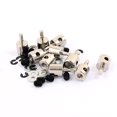 thumbnail image 1 of 25 topes de varillaje de metal de 3 x 2 x 11 mm PRC Push Rod Keepers con tornillos Unique Bargains motores de ventiladores eléctricos, 1 of 3