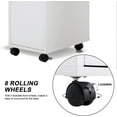 thumbnail image 6 of BarberPub Makeup Vanity Desk with Storage Drawer and Cabinet, Nail Desk with Wheels, 6 of 9