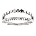 thumbnail image 3 of FB Jewels 14k White Gold Stackable Ring Size 7, 3 of 3