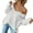 White, variant on Arlun Women's off the Shoulder Sweaters Hollow out V-Neck Long Sleeve Knit Pullover Tops Chic Casual Fall Winter Loose Fit Solid Color Elegant Basic Sweater White XL