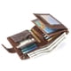 thumbnail image 2 of Wallet Zip Monedero Bolsillo Zip Regalo Hombres café Sunnimix Billetera para hombre, 2 of 7